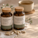 magnesium supplement bottles glycinate citrate threonate comparison